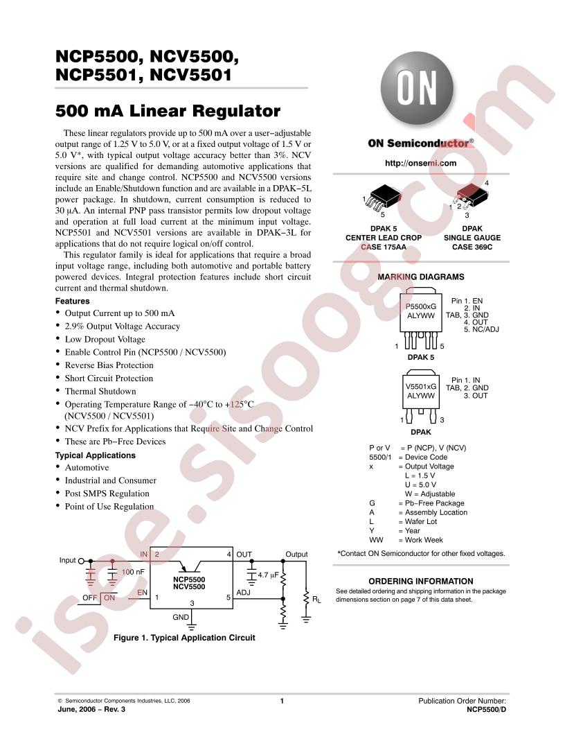 NCP5501DT50RKG