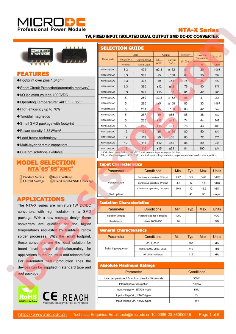 NTA0303XMC