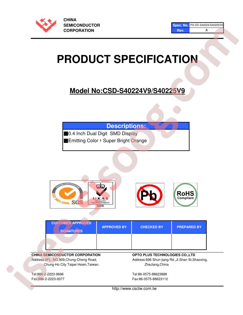 CSD-S40224V9