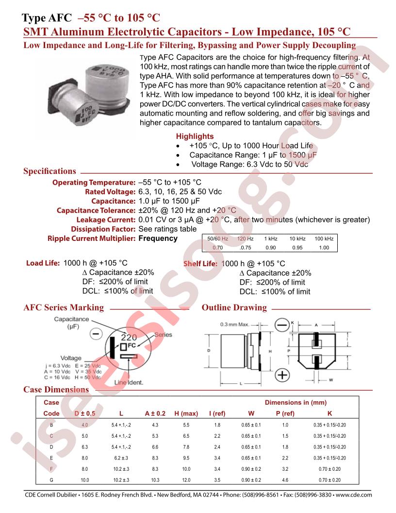 AFC157M10E16T