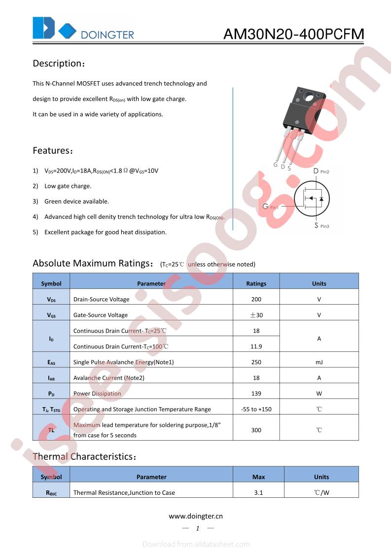 AM30N20-400PCFM