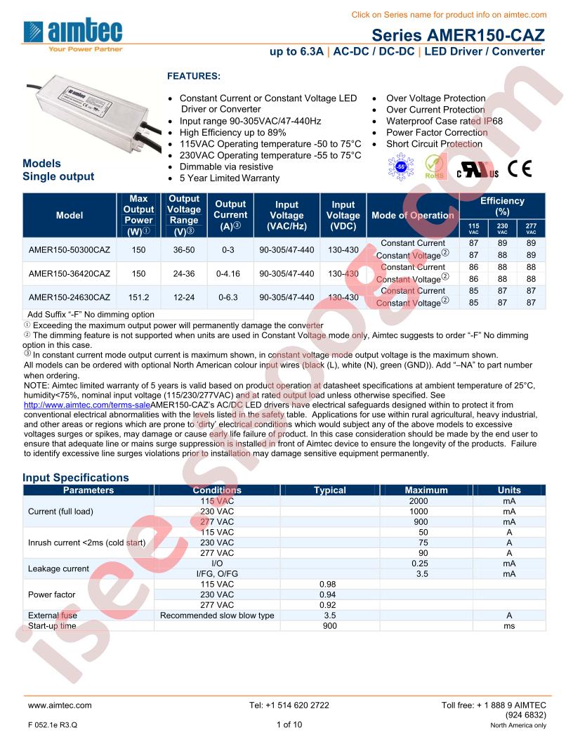 AMER150-50300CAZ