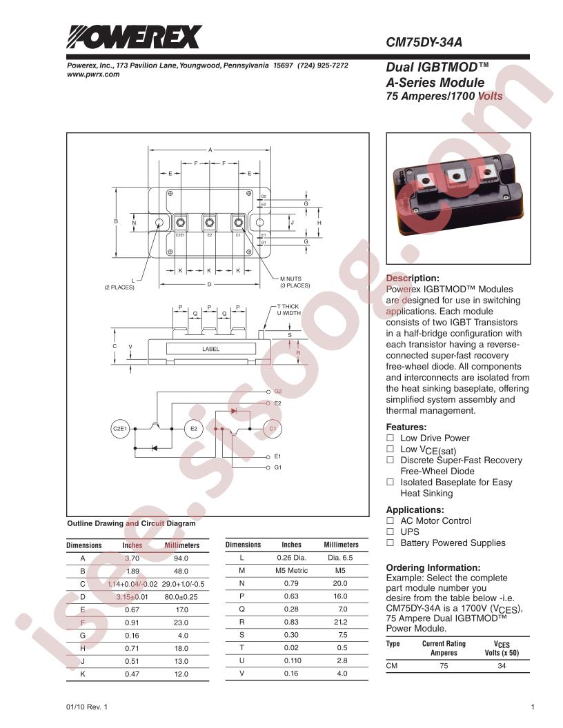 CM75DY-34A