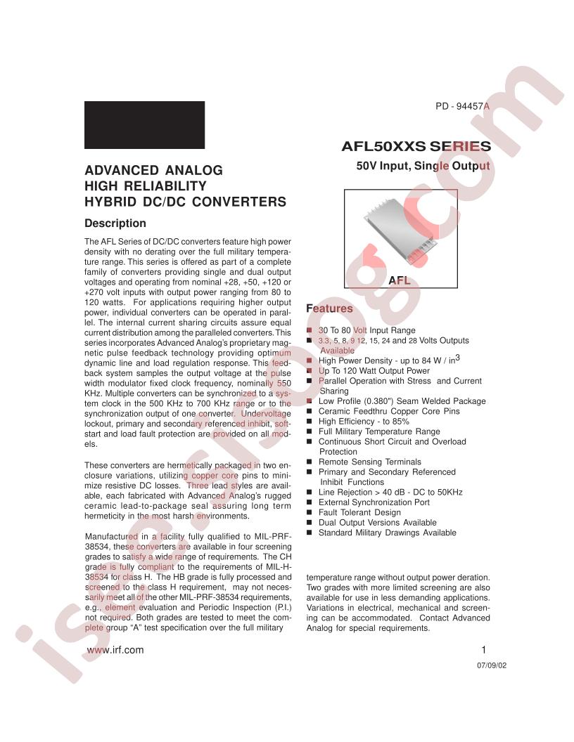 AFL50XXS
