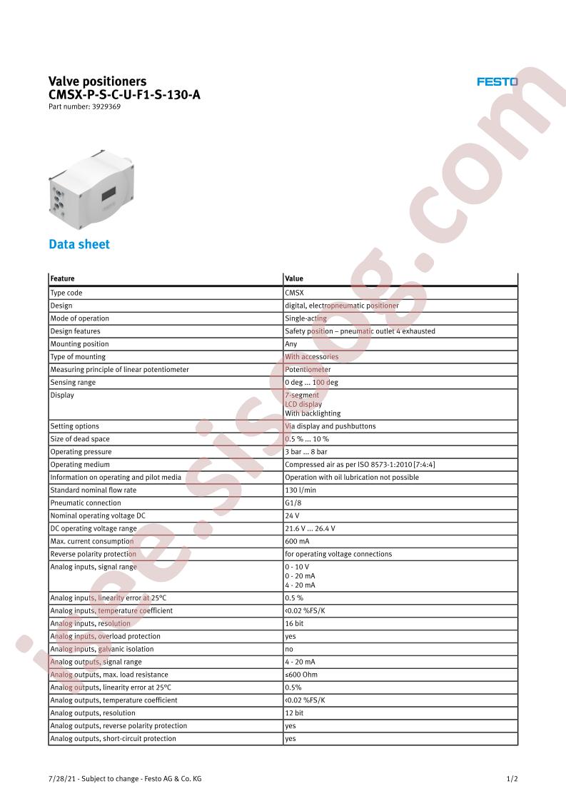 CMSX-P-S-C-U-F1-S-130-A