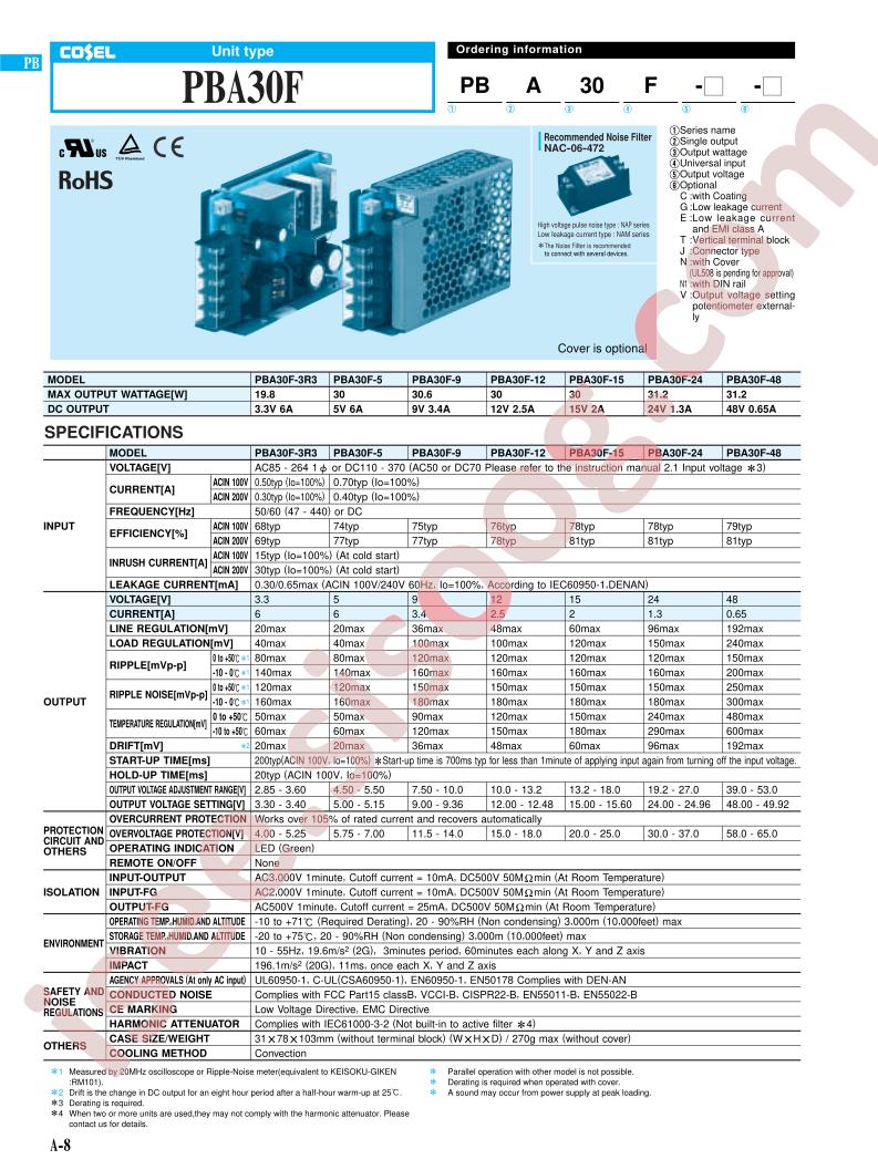 PBA30F-9