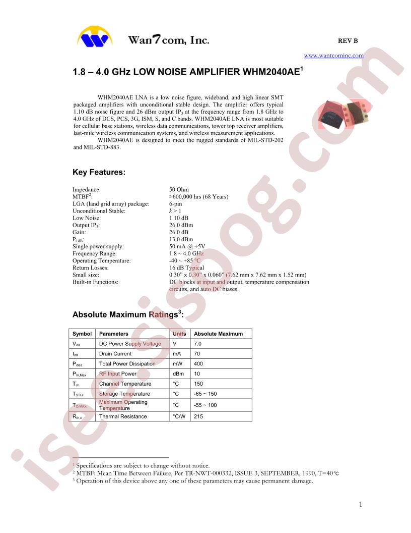 WHM2040AE