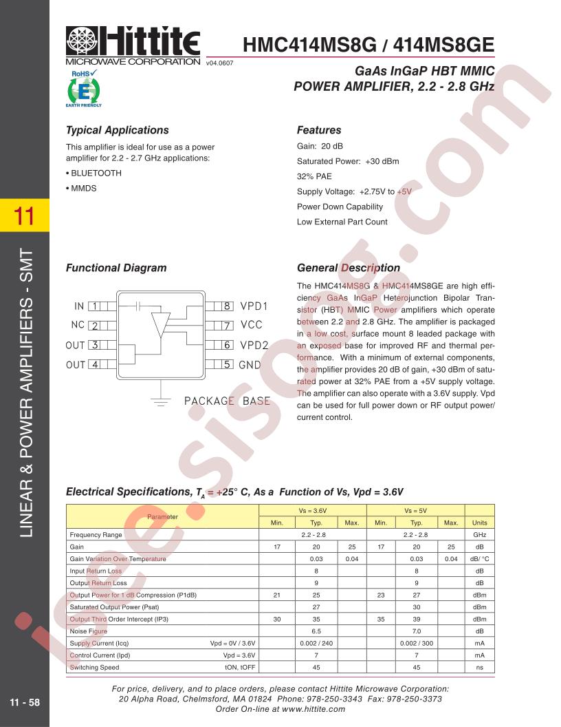 HMC414MS8G