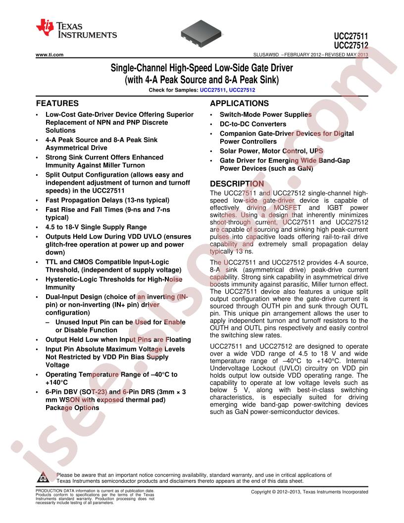 UCC27519DBV