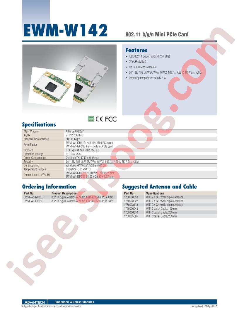 EWM-W142H01E