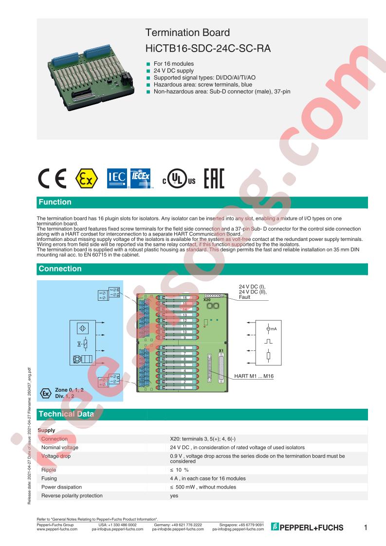 HICTB16-SDC-24C-SC-RA