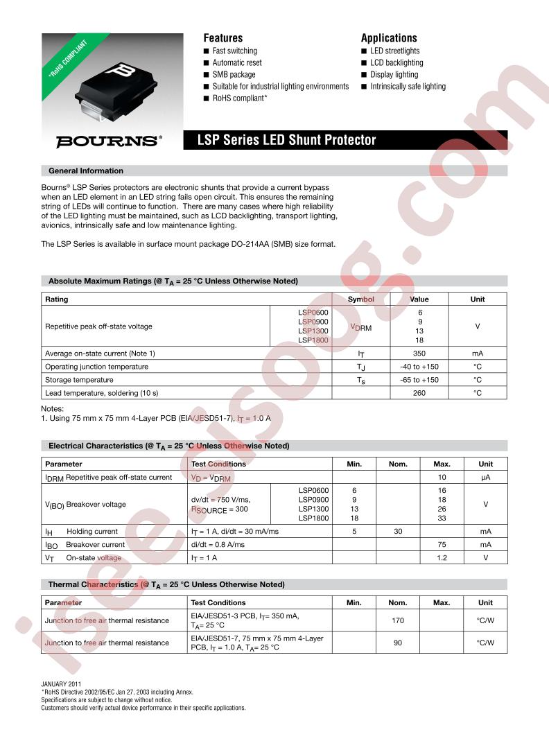 LSP0600BJR-S