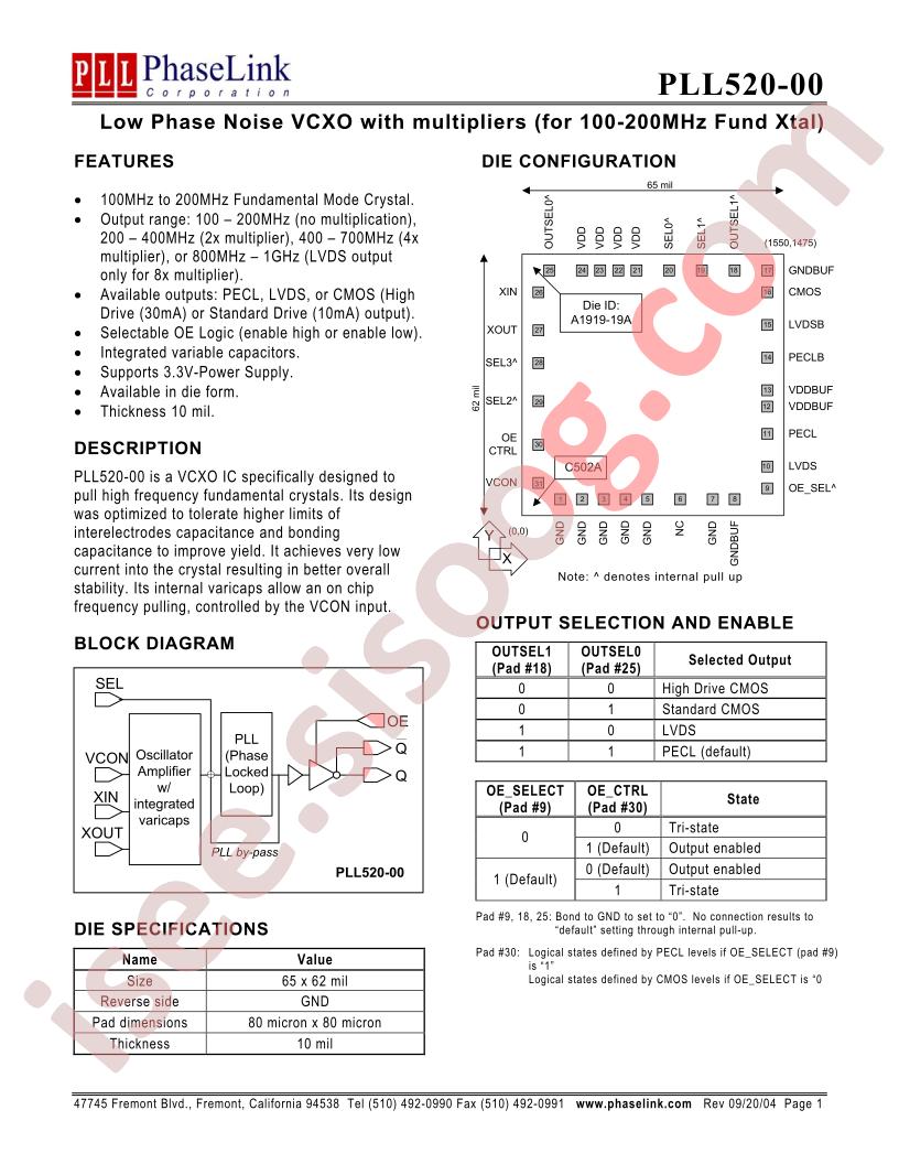 PLL520-00DC