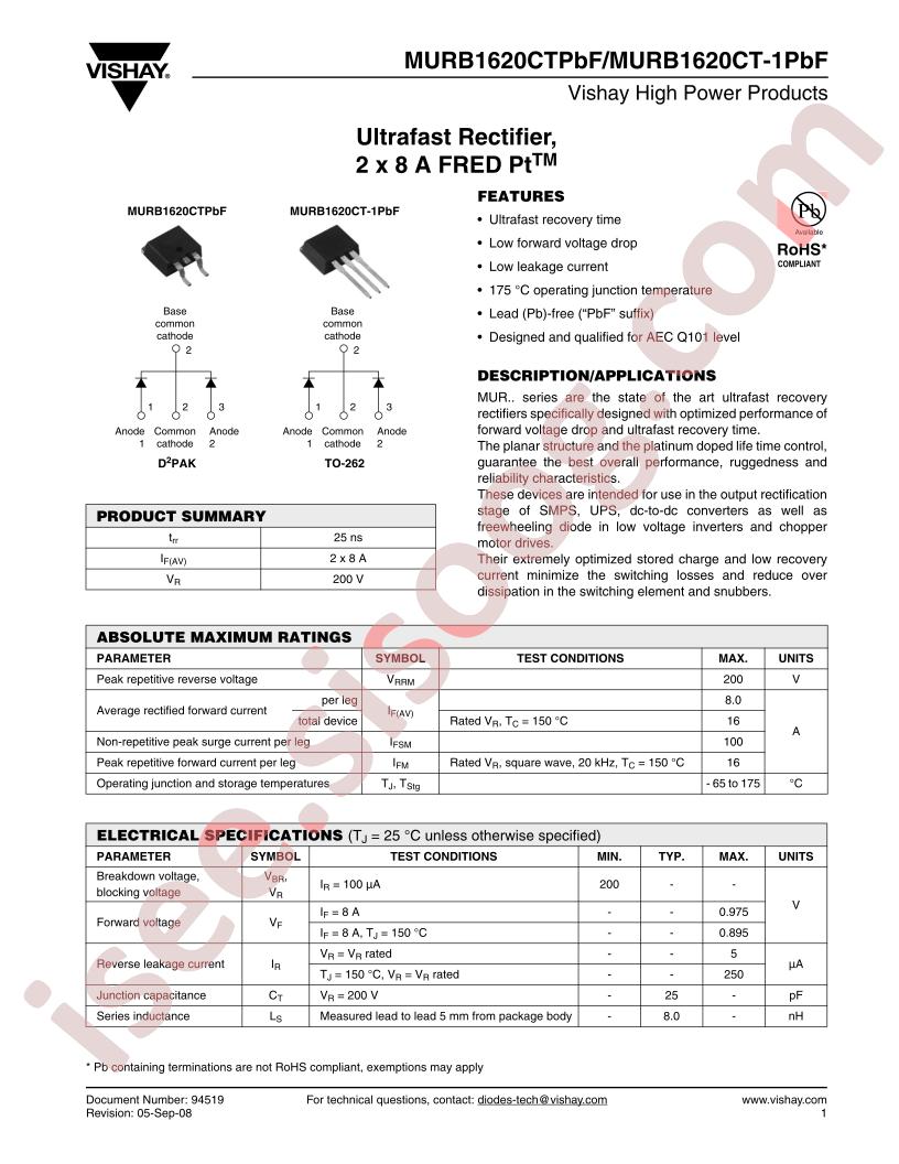 MURB1620CT-1P