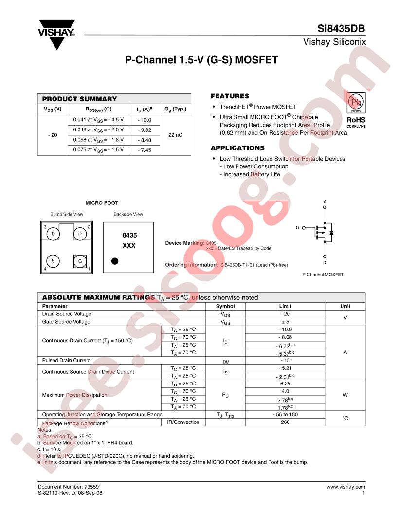 SI8435DB