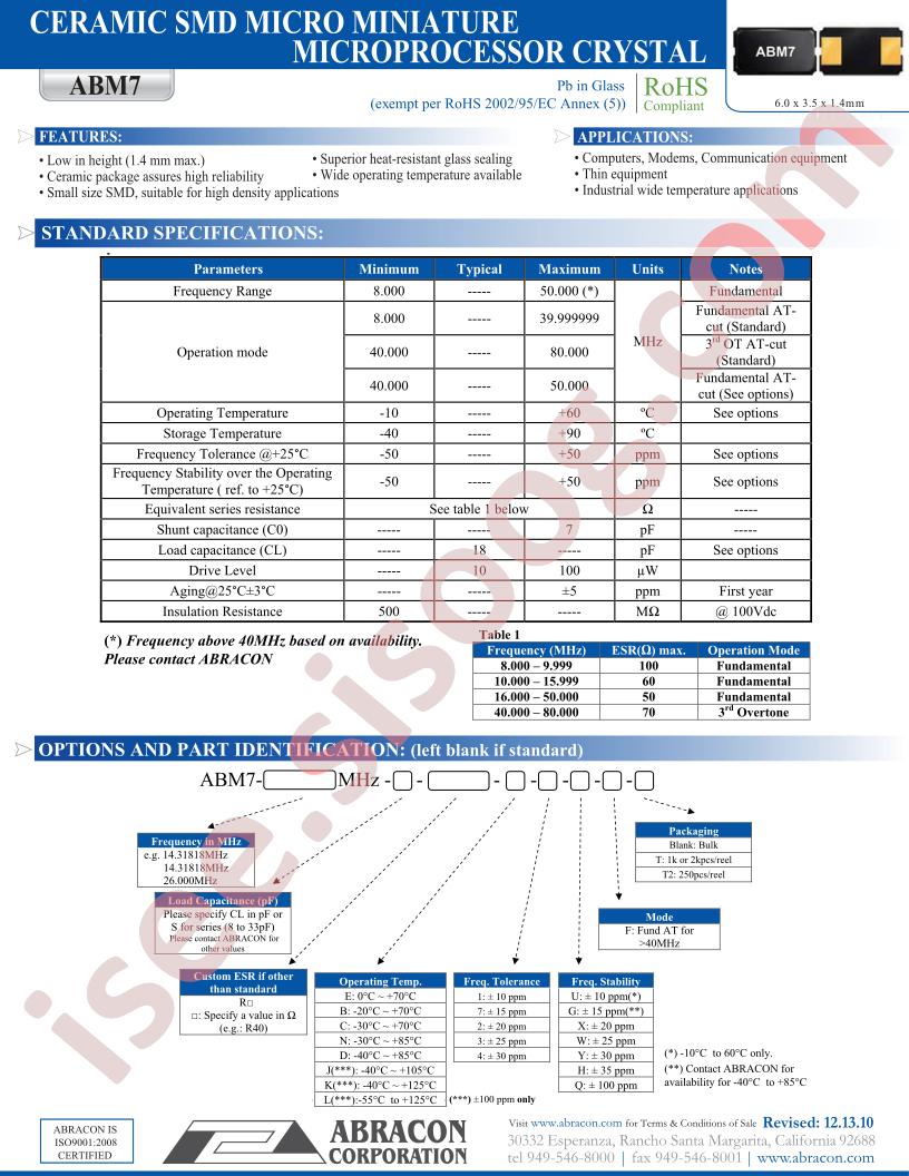 ABM7-12.000MHZ-D-2-Y-T