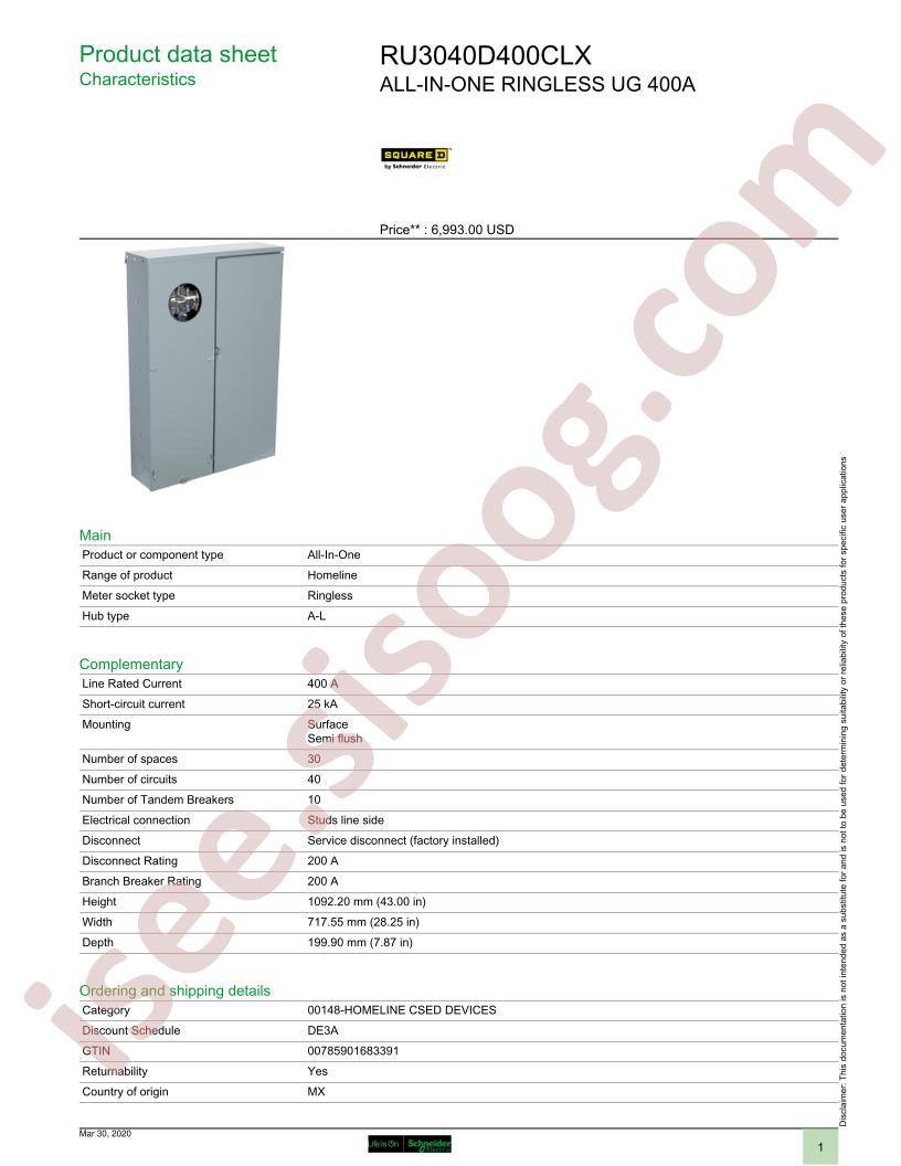 RU3040D400CLX