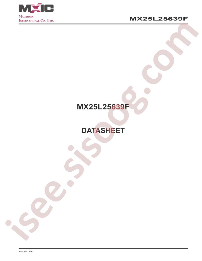 MX25L25639F