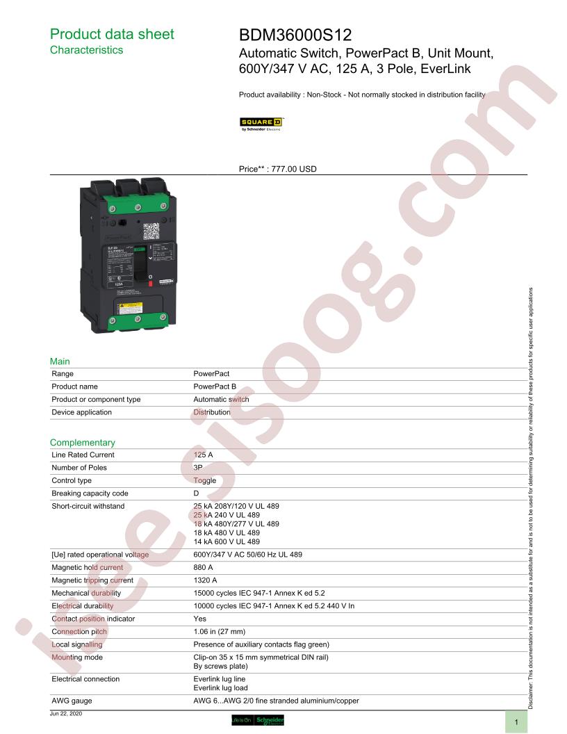 BDM36000S12