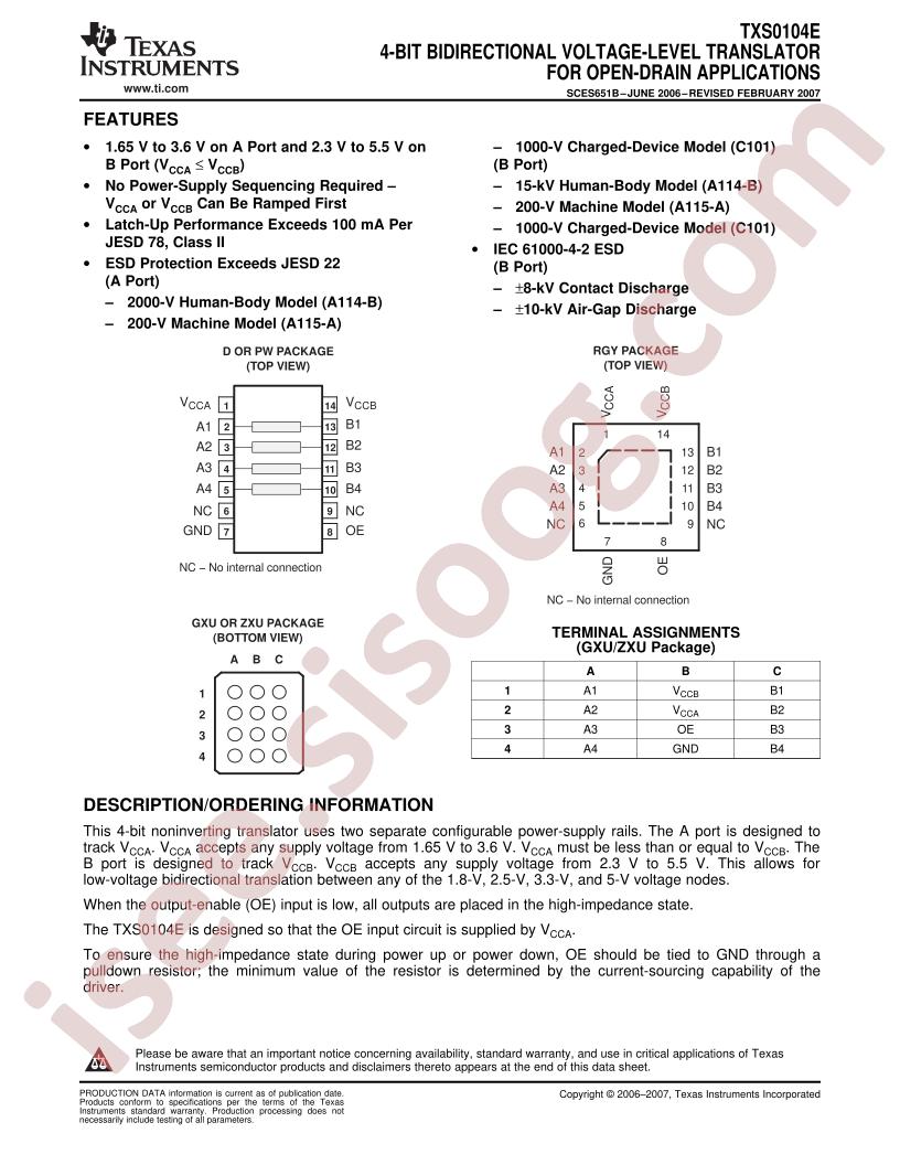 TXS0104ED