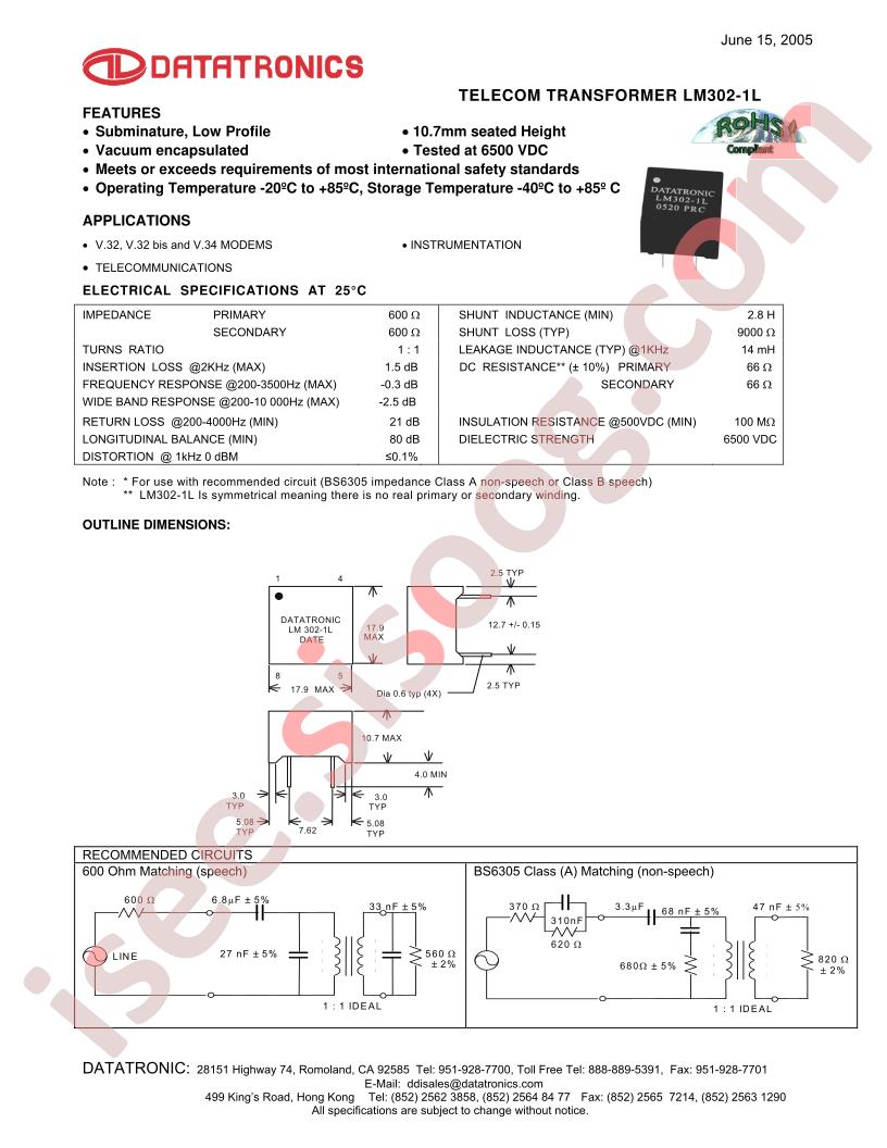 LM302-1L