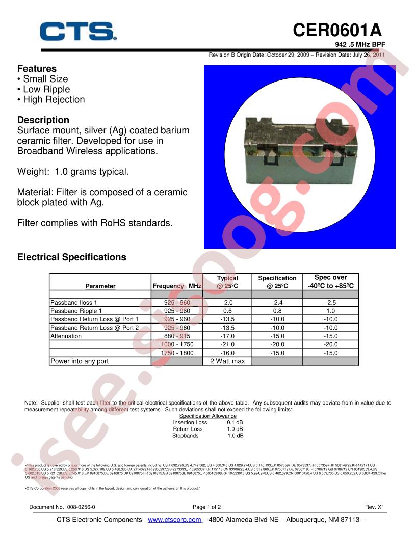 CER0601A