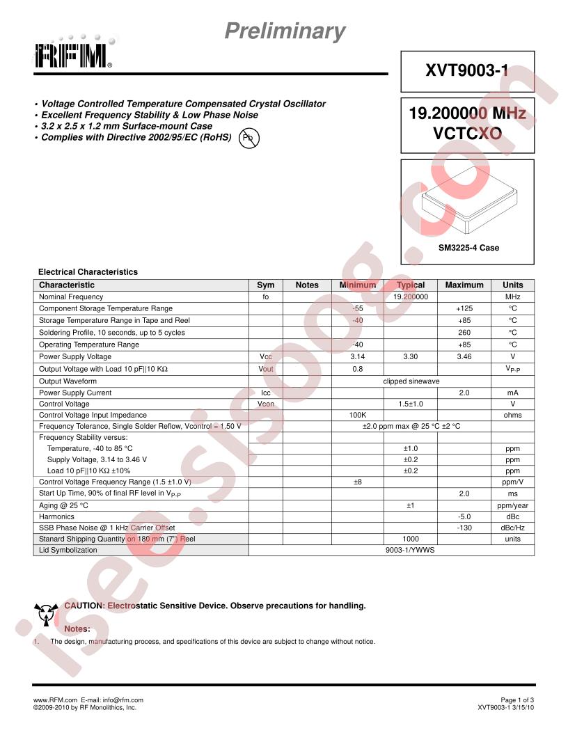 XVT9003-1