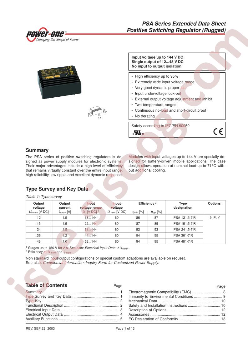 PSA361-7IR