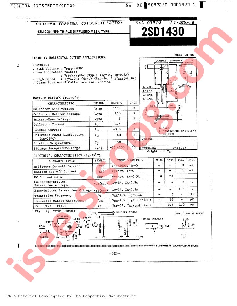 2SD1430