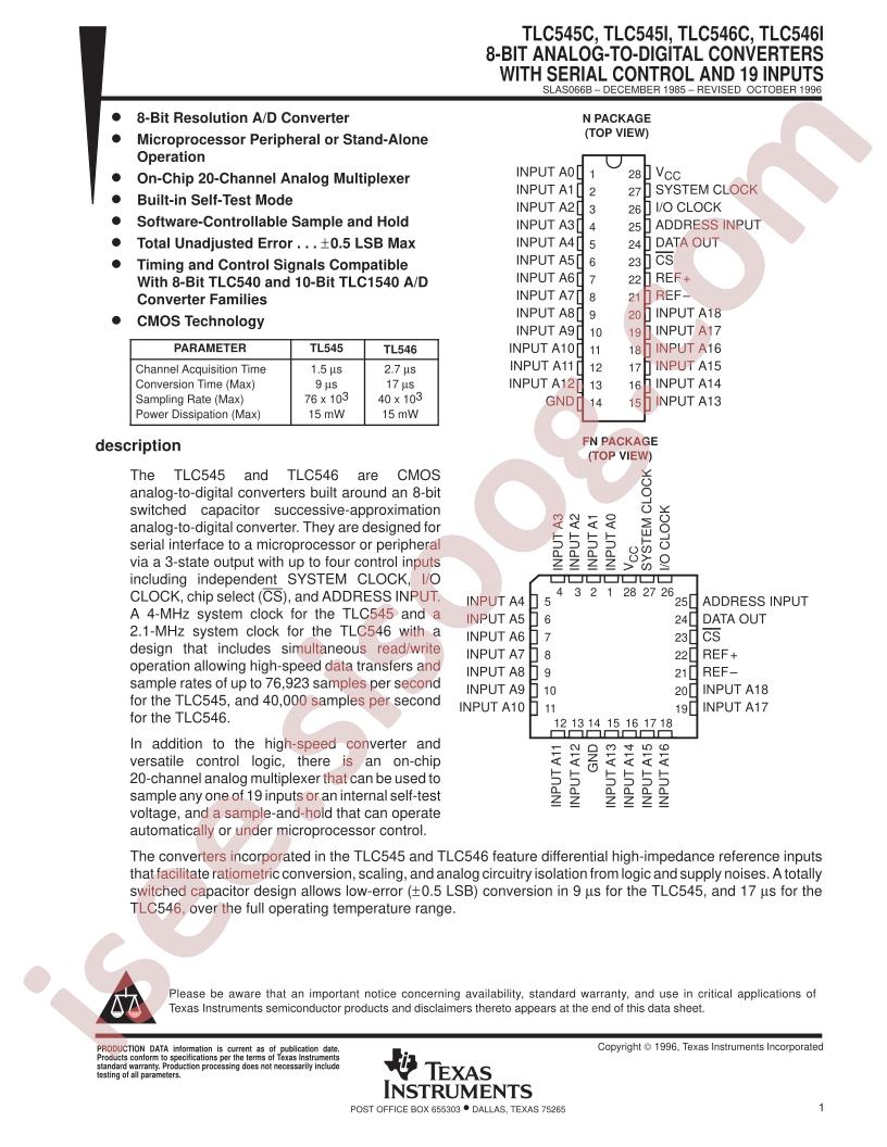 TLC545C