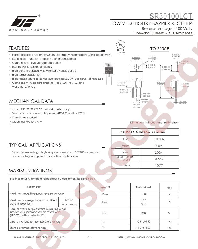 SR30100LCT-TO-220AB