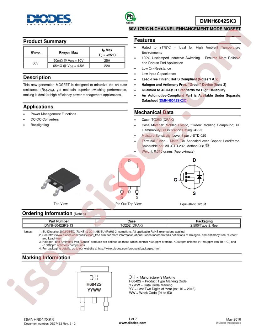 DMNH6042SK3