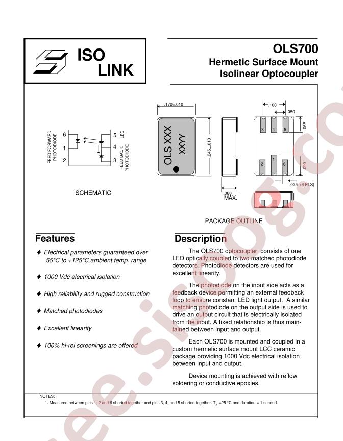 OLS700