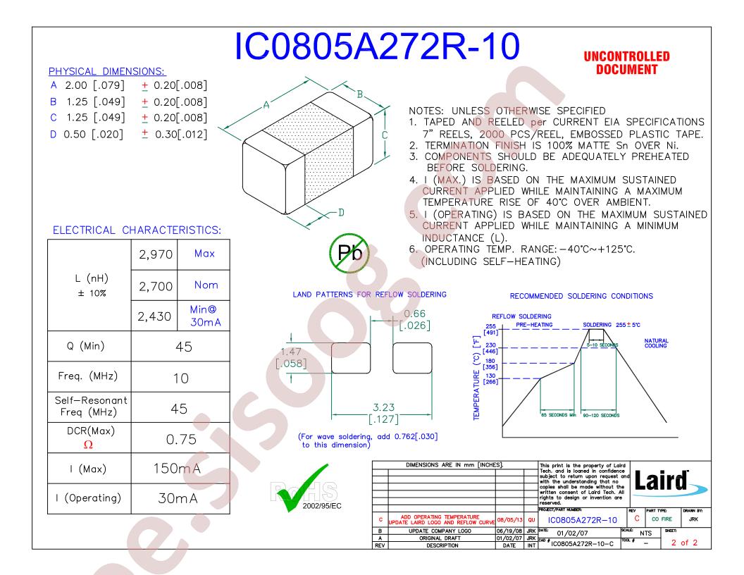 IC0805A272R-10