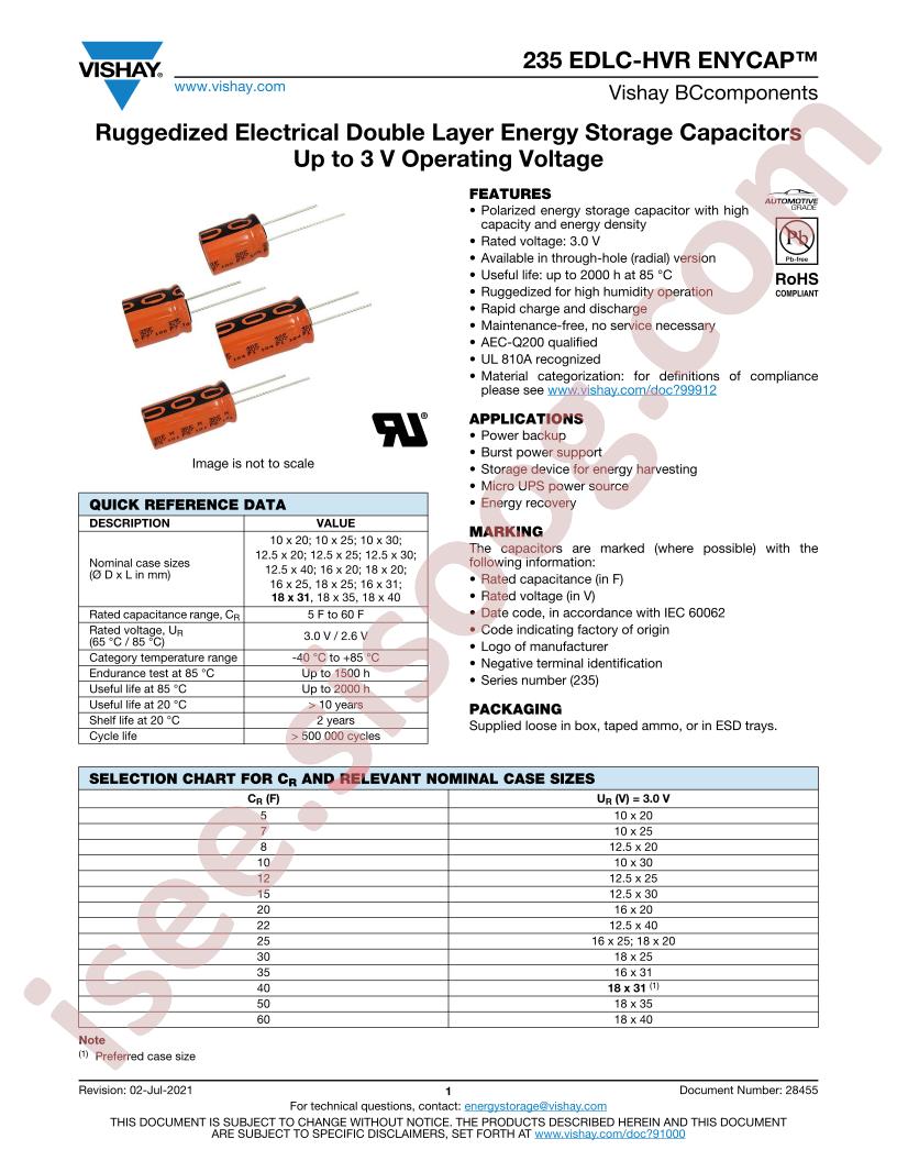 235EDLC-HVR