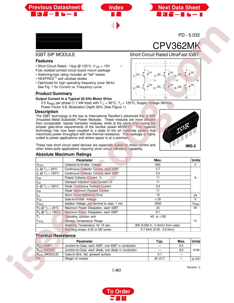 CPV362MK