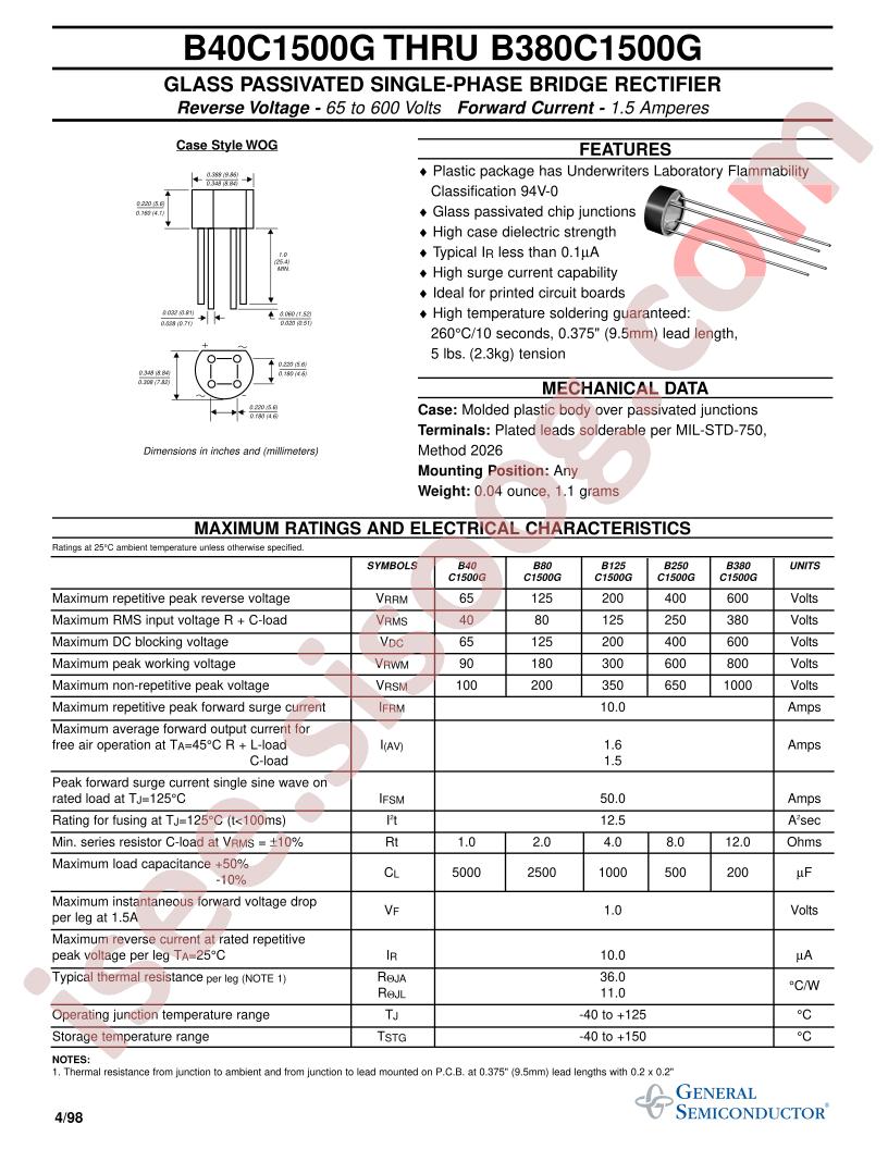 B40C1500G