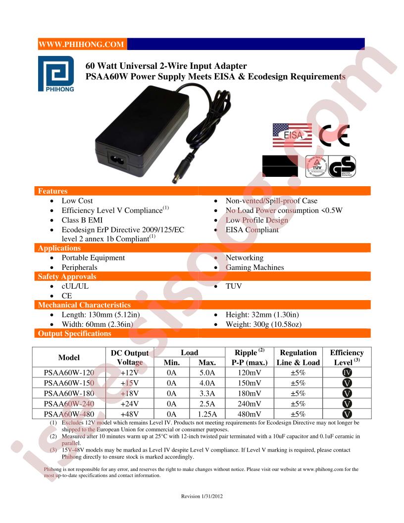 PSAA60W-180