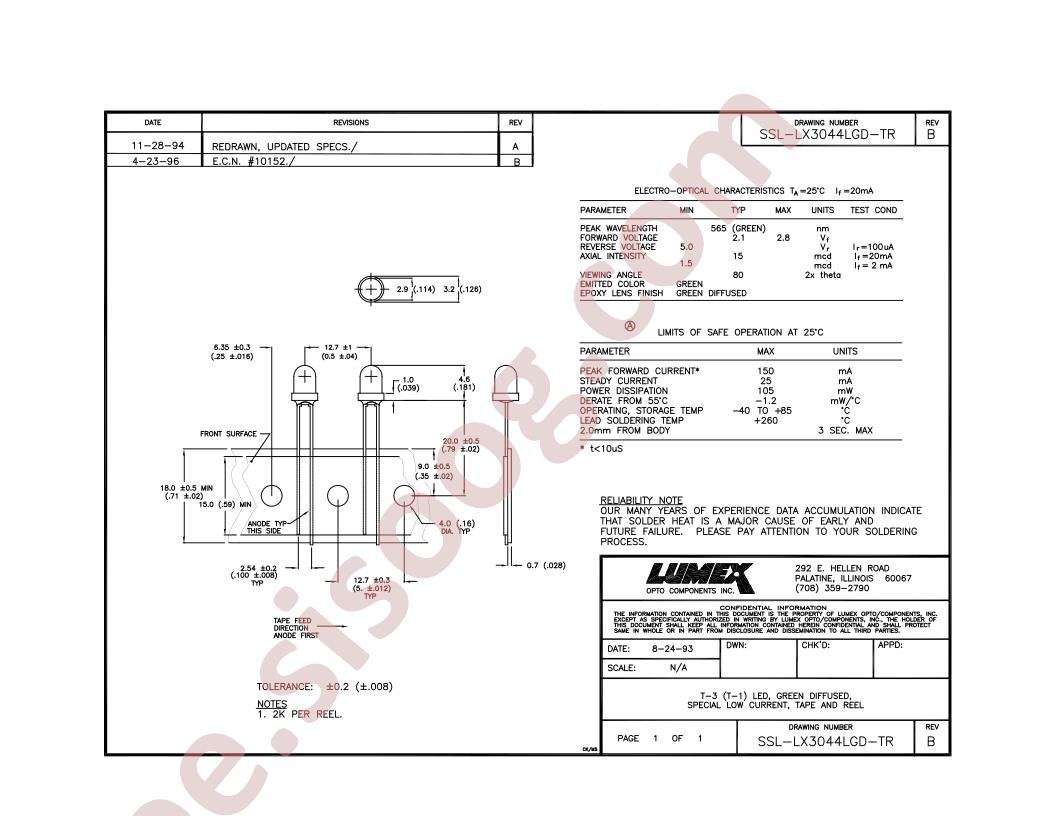 SSL-LX3044LGD-TR