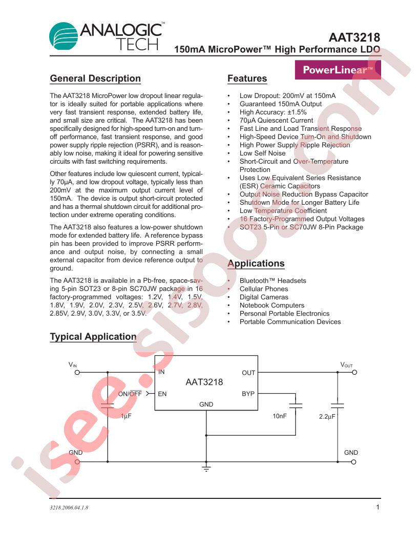 AAT3218IGV-1.8-T1