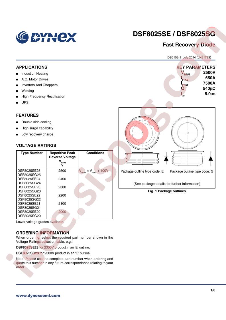DSF8025SE25
