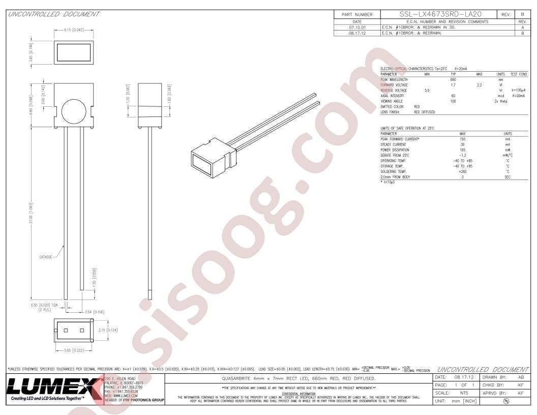 SSL-LX4673SRD-LA20