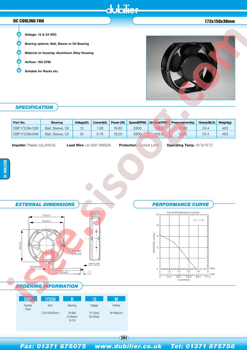 DBF17238B12M