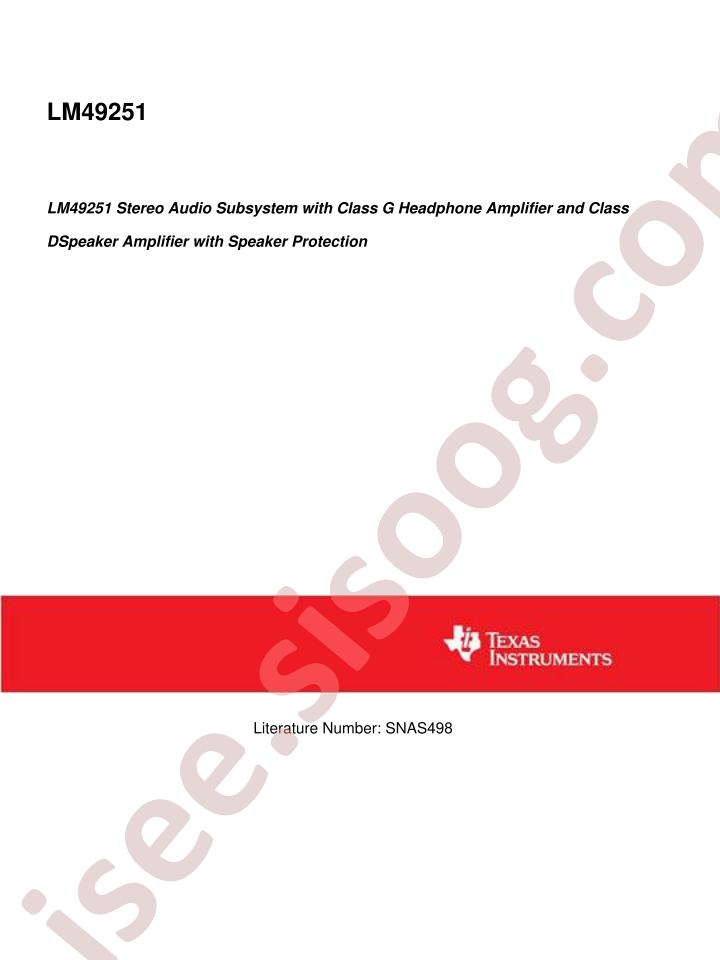 LM49251TL