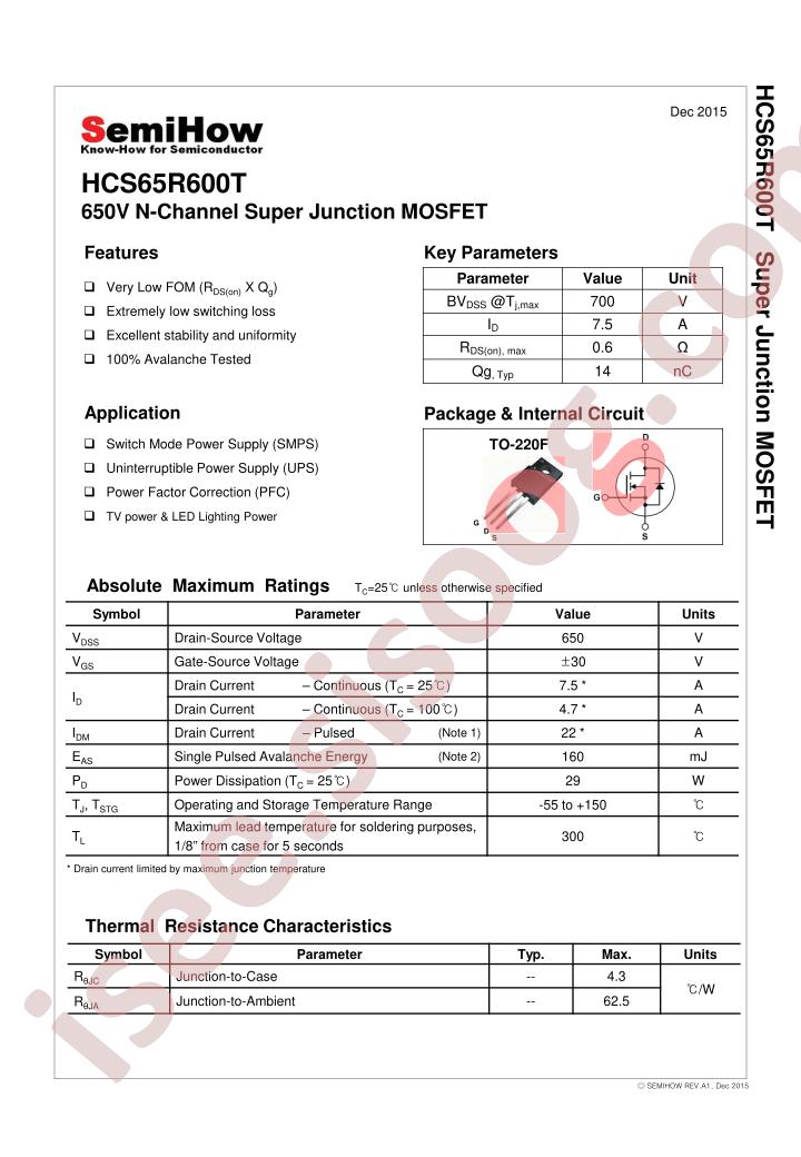 HCS65R600T