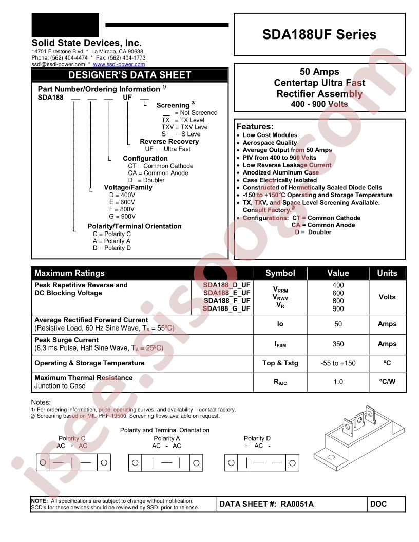 SDA188ADCAUFS