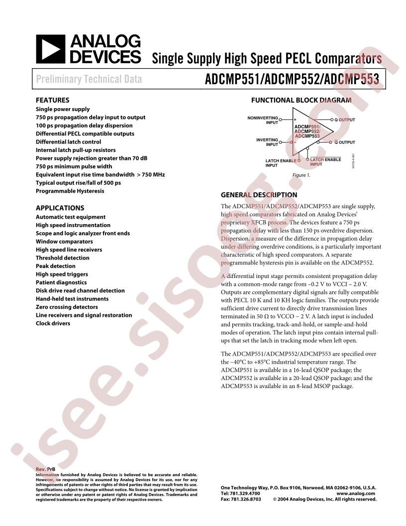 ADCMP551