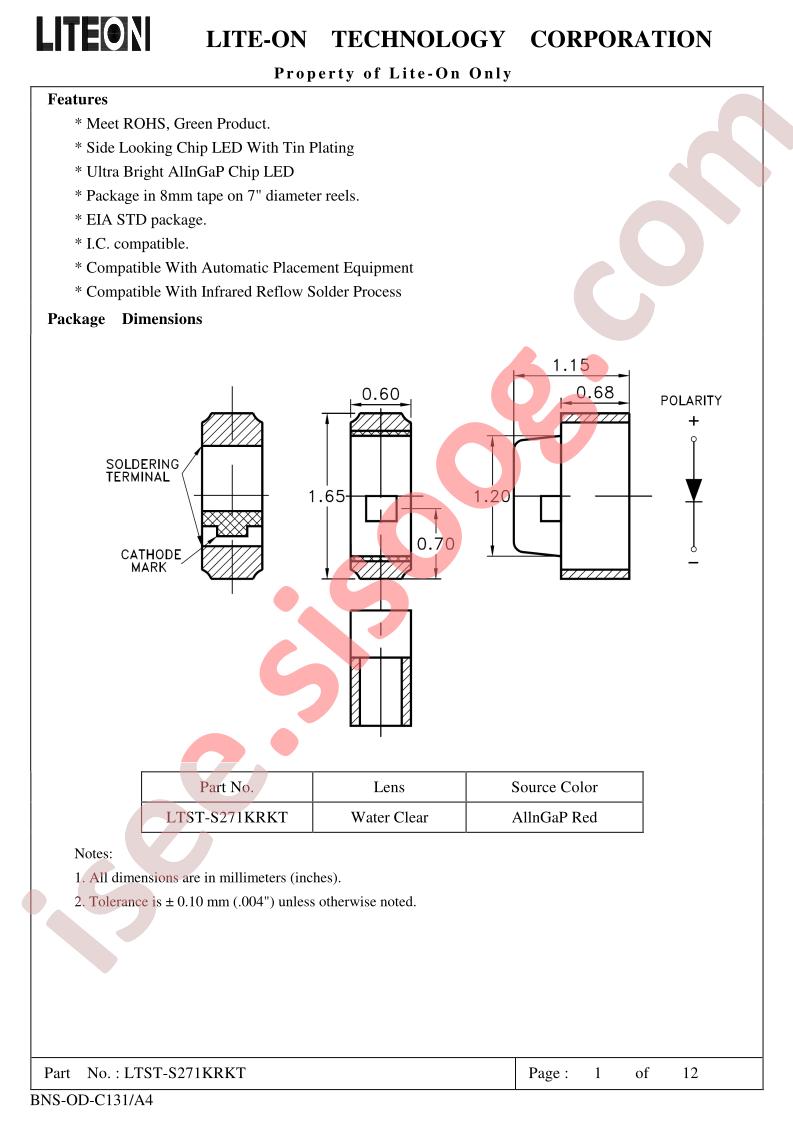 LTST-S271KRKT