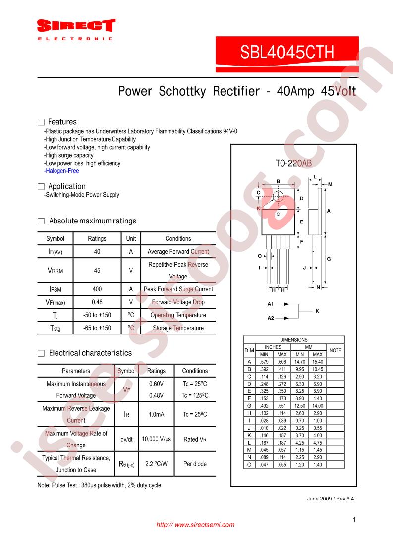 SBL4045CTH