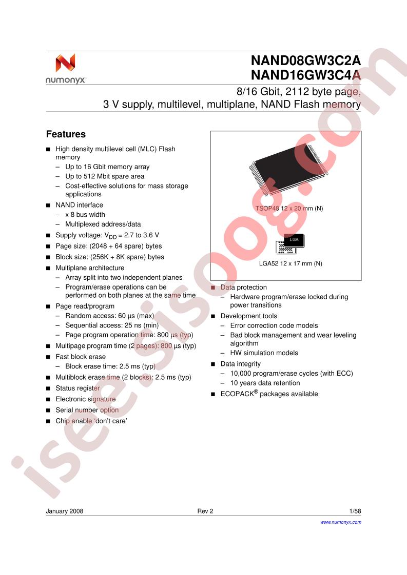 NAND08GW3C2A